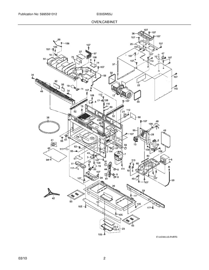 Diagram for EI30SM55JWA