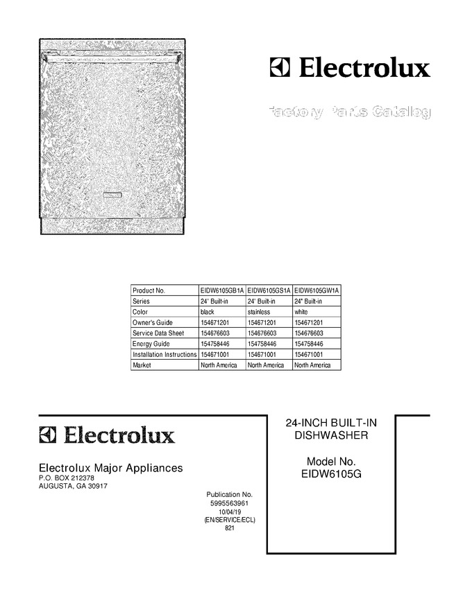 Diagram for EIDW6105GB1A