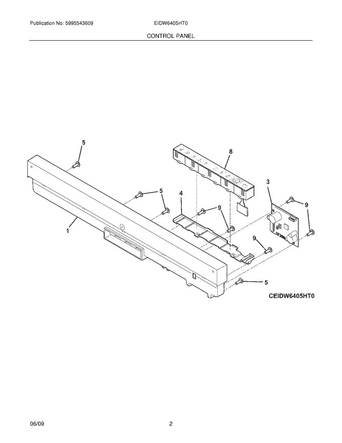 Diagram for EIDW6405HT0