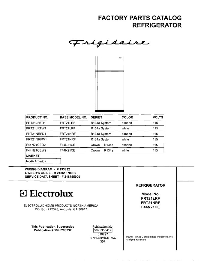 Diagram for FRT21LRFD1