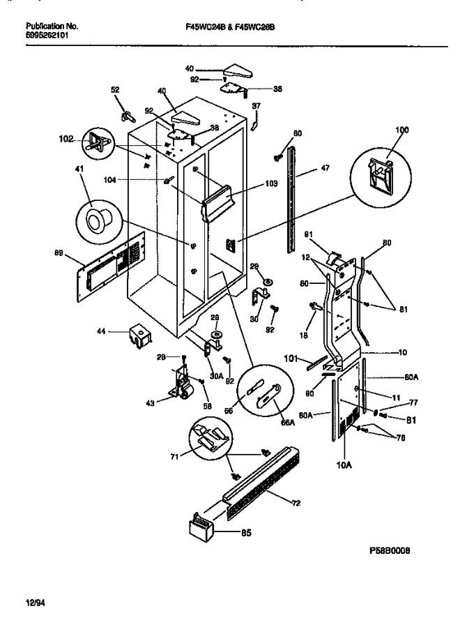 Diagram for F45WC24BW0