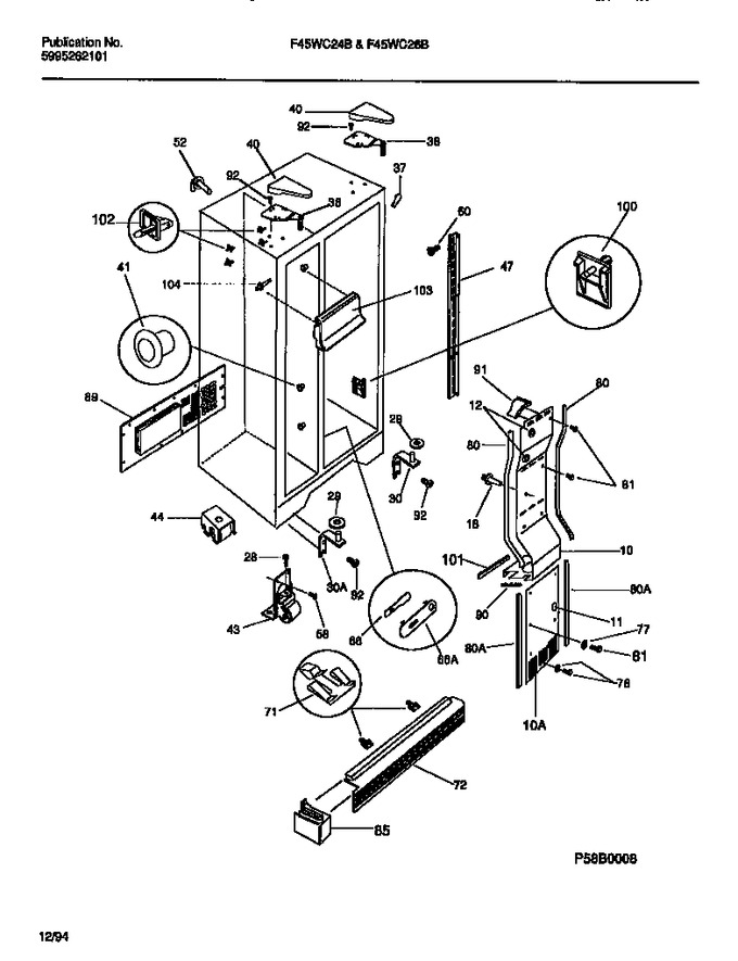 Diagram for F45WC24BW0