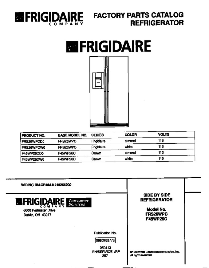 Diagram for FRS26WPCD0