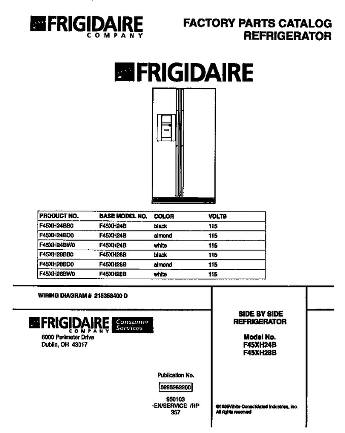 Diagram for F45XH24BB0