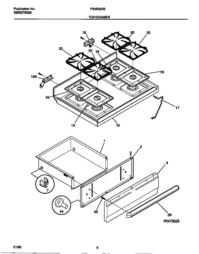 Diagram for F64B350BWB