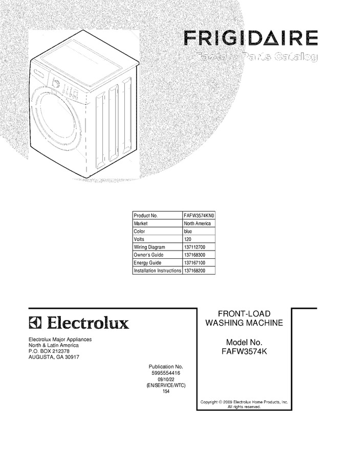 Diagram for FAFW3574KN0