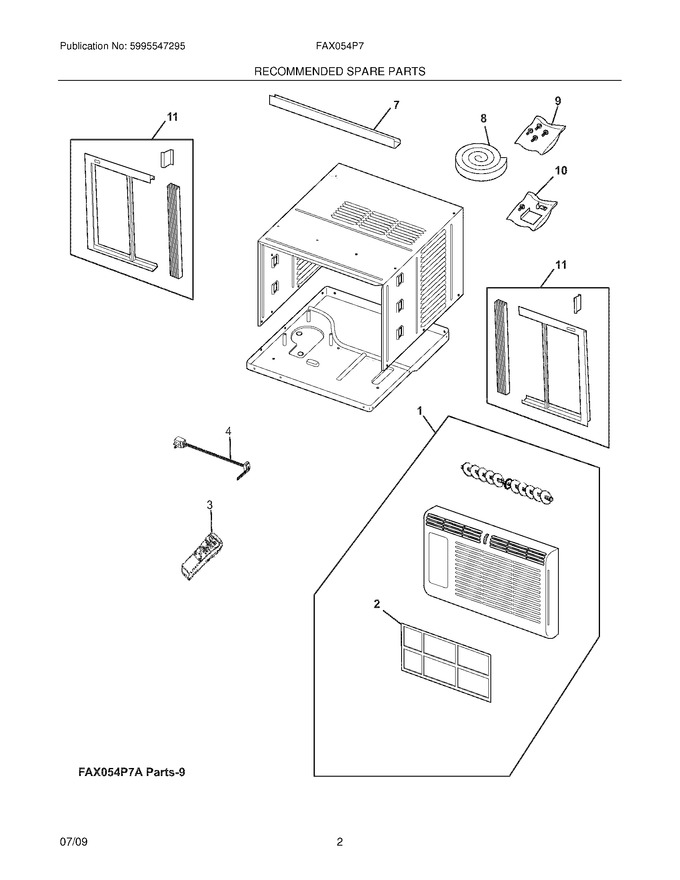 Diagram for FAX054P7AC