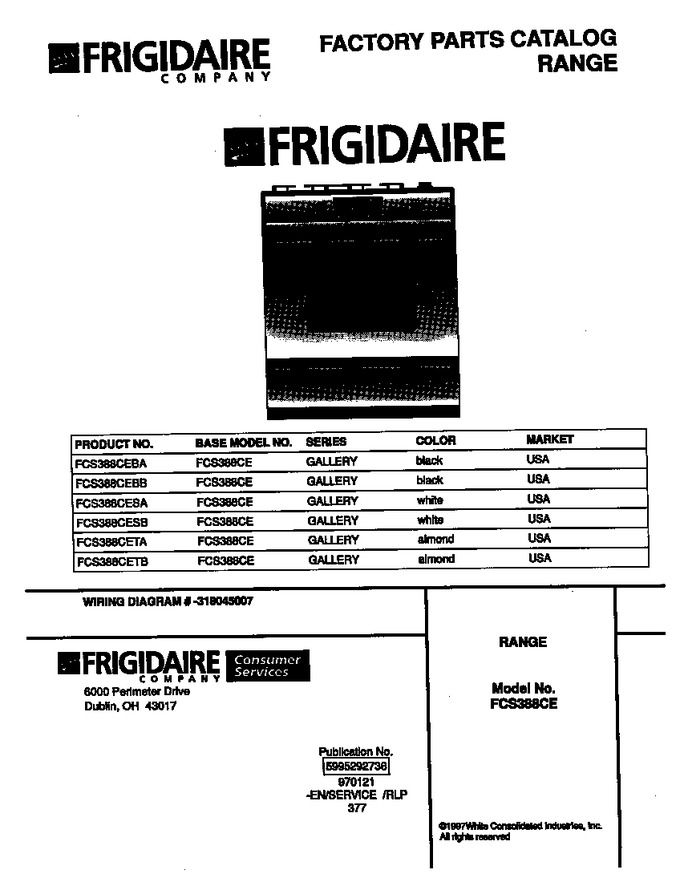 Diagram for FCS388CESB