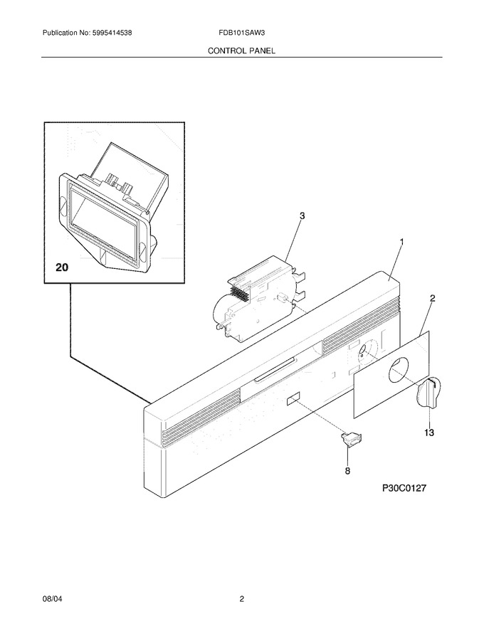 Diagram for FDB101SAW3