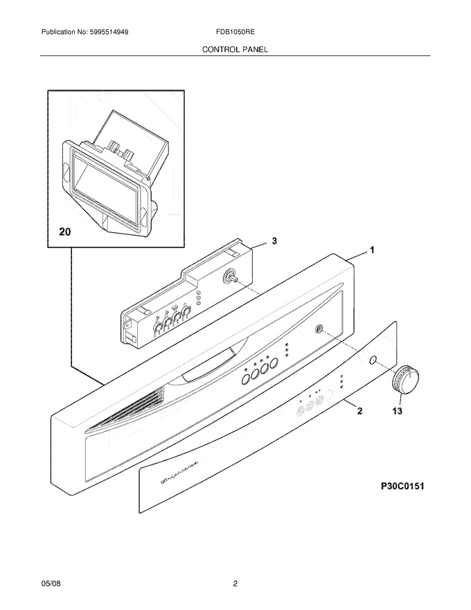Diagram for FDB1050REM3