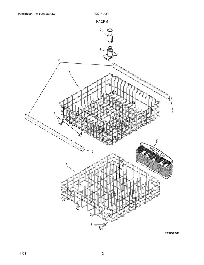Diagram for FDB1100RHM0