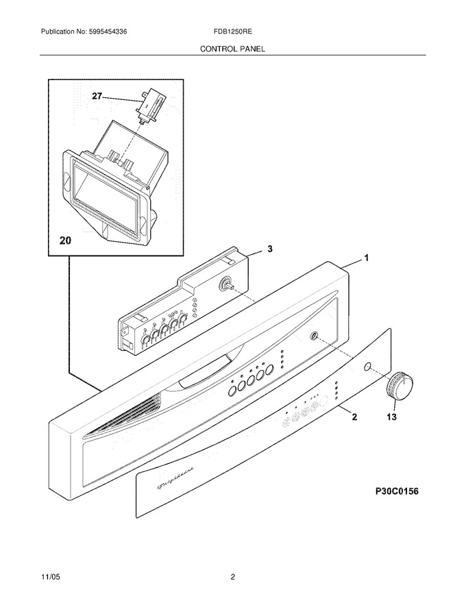 Diagram for FDB1250REQ1