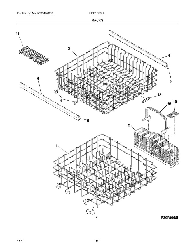 Diagram for FDB1250REQ1