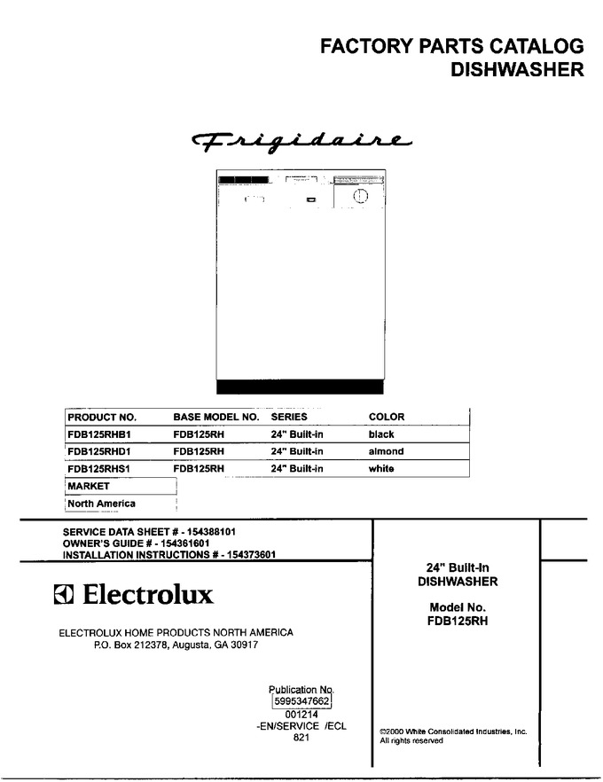 Diagram for FDB125RHS1