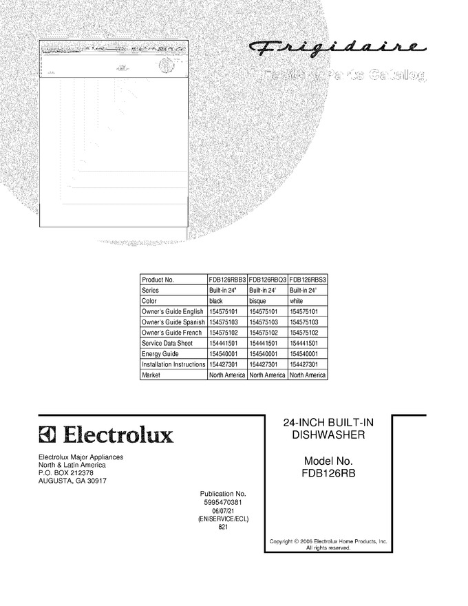 Diagram for FDB126RBQ3