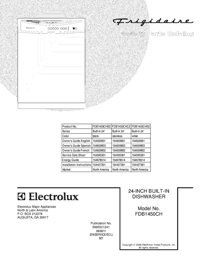 Diagram for FDB1450CHS2