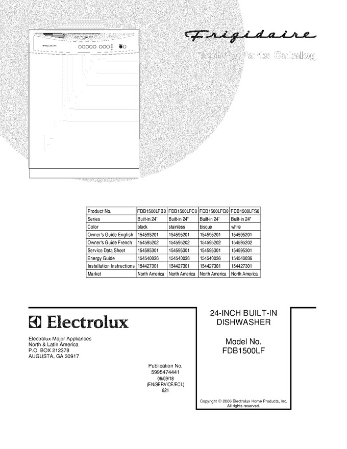 Diagram for FDB1500LFC0