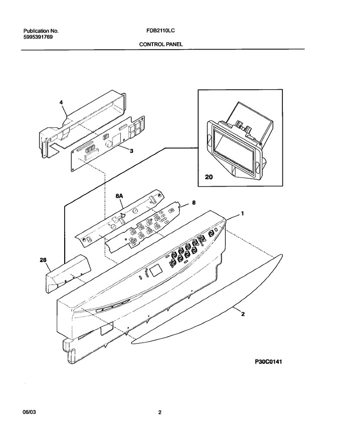 Diagram for FDB2110LCS0