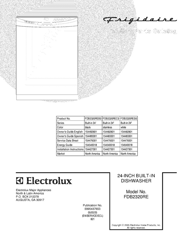 Diagram for FDB2320REC0
