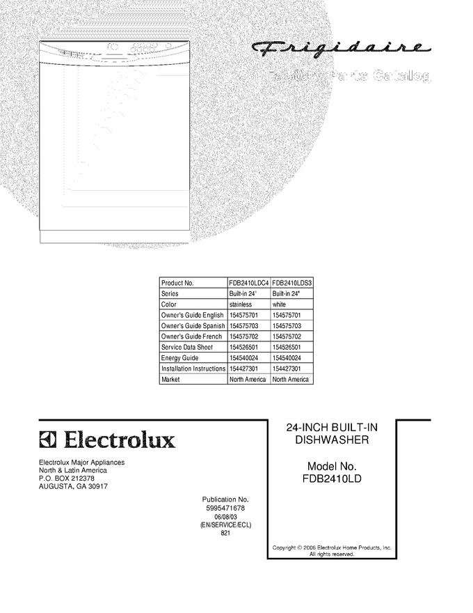 Diagram for FDB2410LDS3