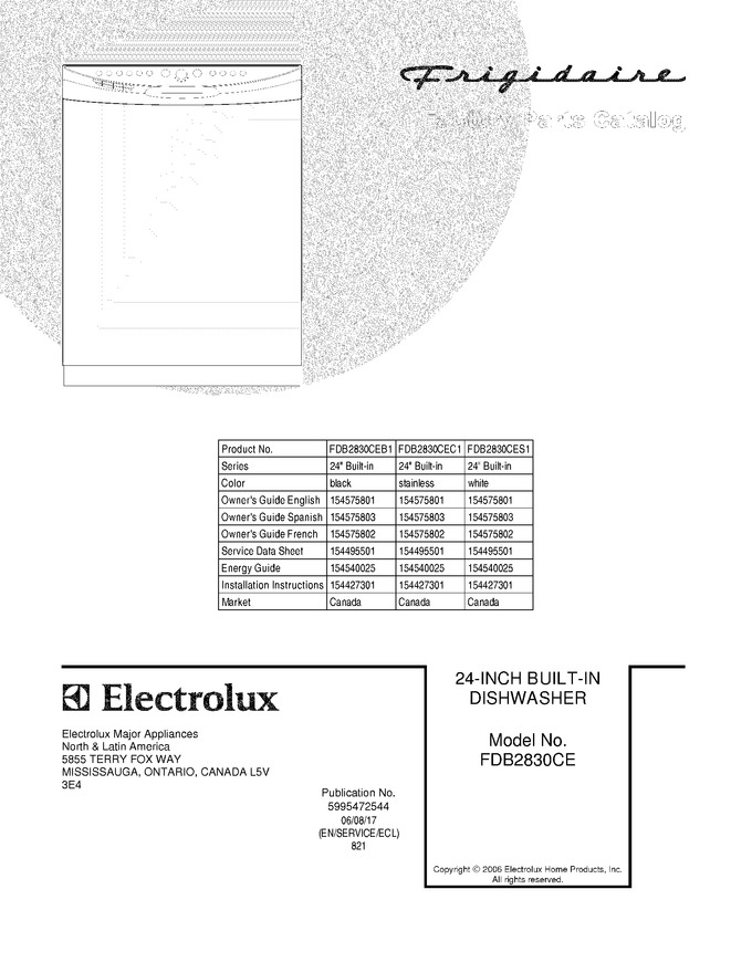 Diagram for FDB2830CES1