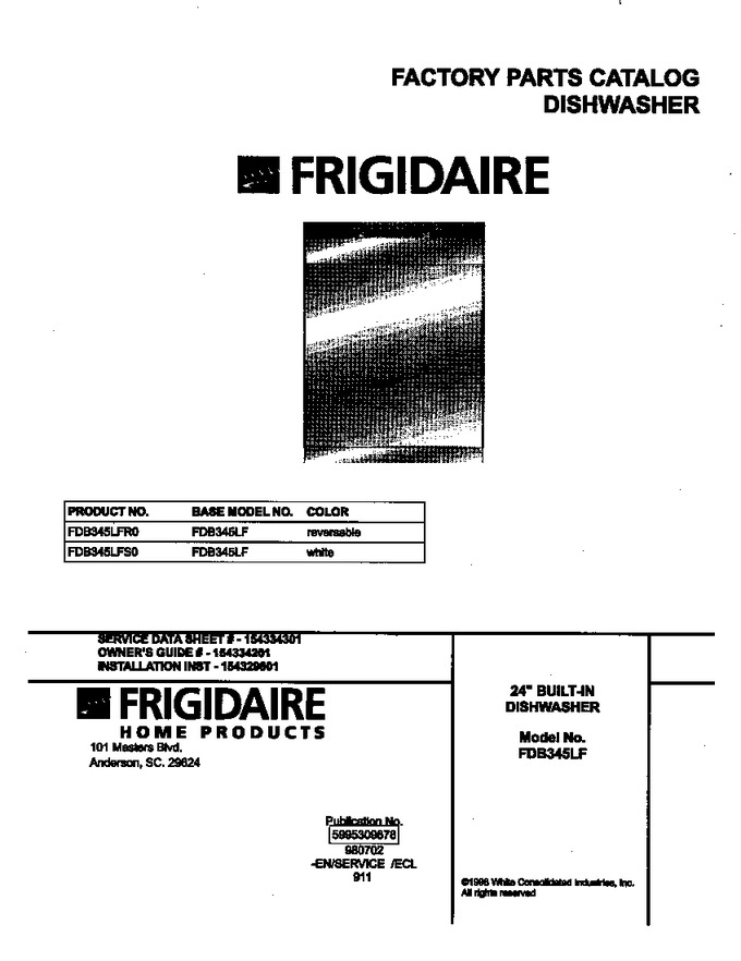 Diagram for FDB345LFS0
