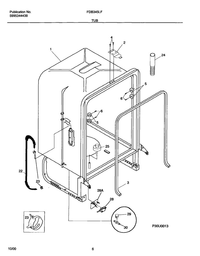 Diagram for FDB345LFS1