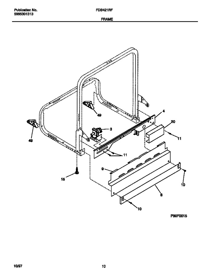 Diagram for FDB421RFS3