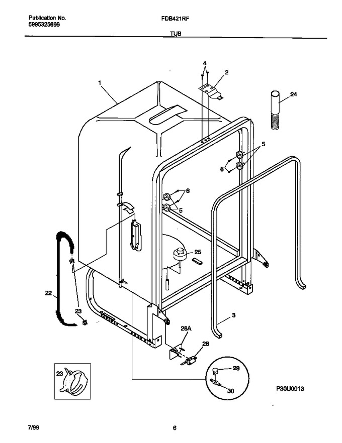Diagram for FDB421RFR4