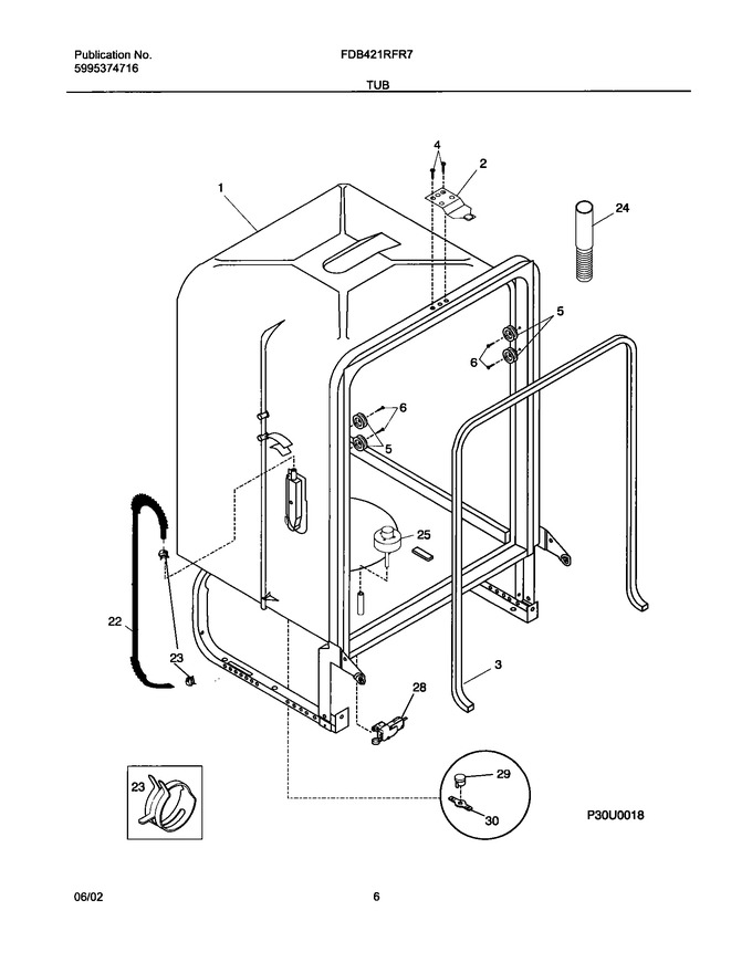 Diagram for FDB421RFR7