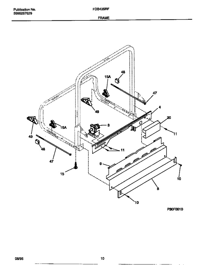 Diagram for FDB435RFR0