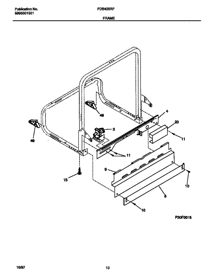 Diagram for FDB435RFR3