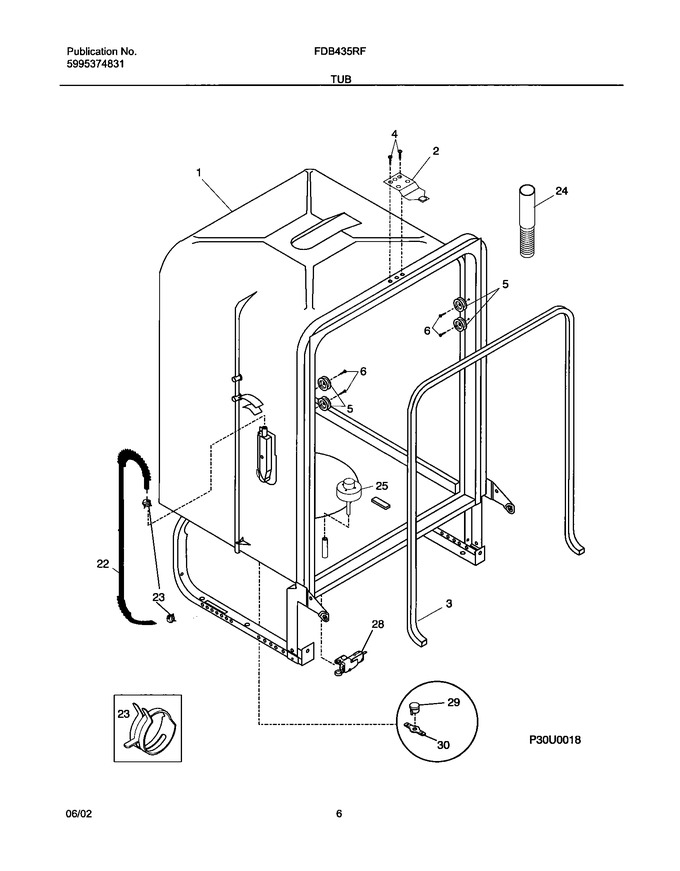 Diagram for FDB435RFR7
