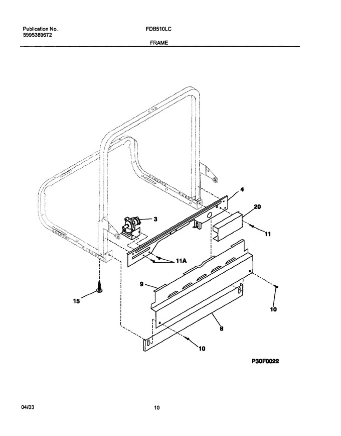 Diagram for FDB510LCS0
