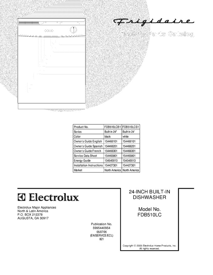 Diagram for FDB510LCB1