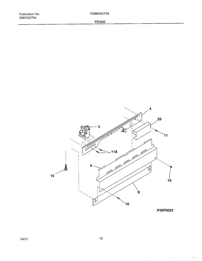 Diagram for FDB634CFS4