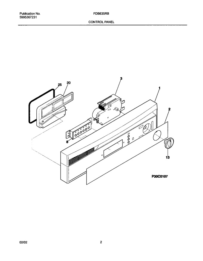 Diagram for FDB635RBB0