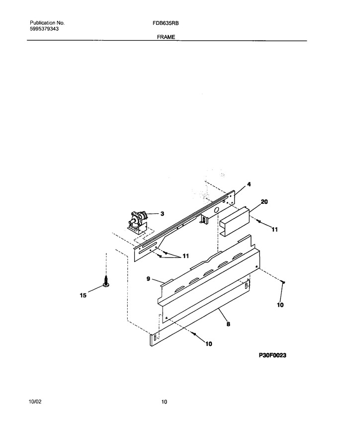 Diagram for FDB635RBQ1