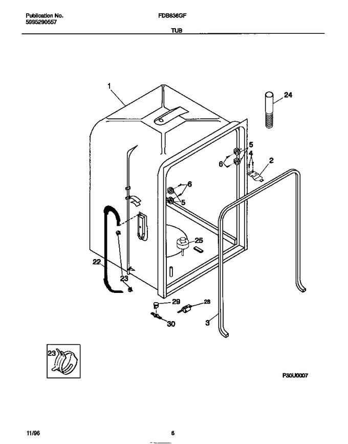 Diagram for FDB636GFR1