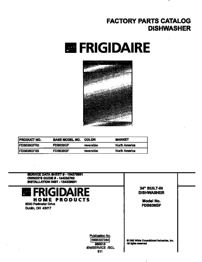 Diagram for FDB636GFR5