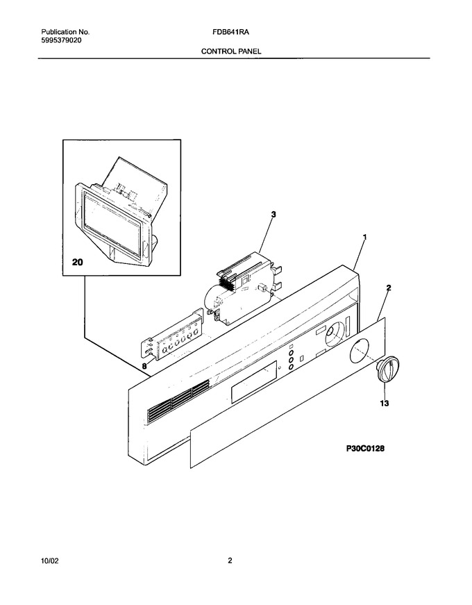 Diagram for FDB641RAS2