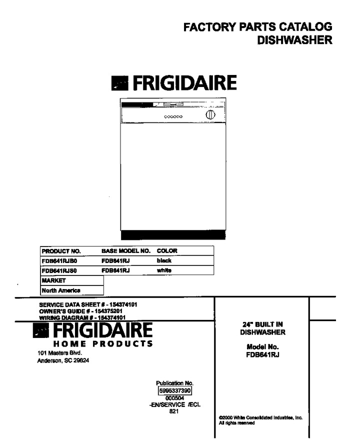 Diagram for FDB641RJS0