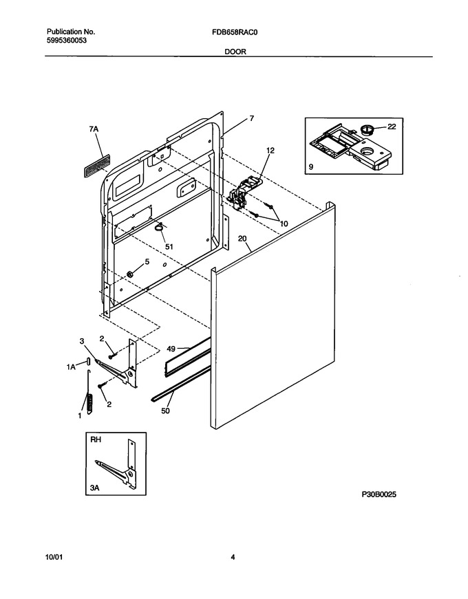 Diagram for FDB658RAC0