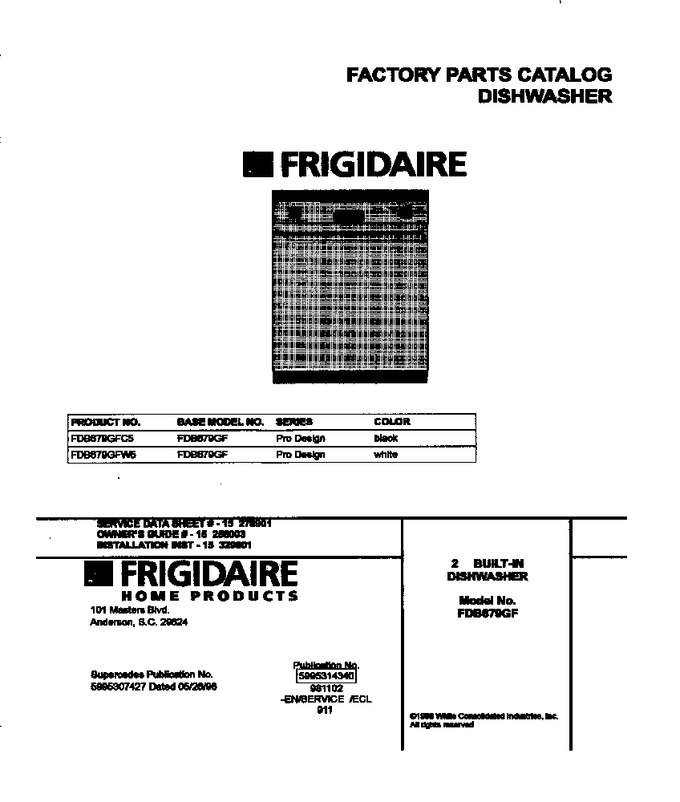 Diagram for FDB679GFW5