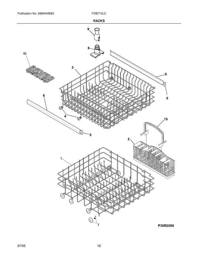 Diagram for FDB710LCQ1