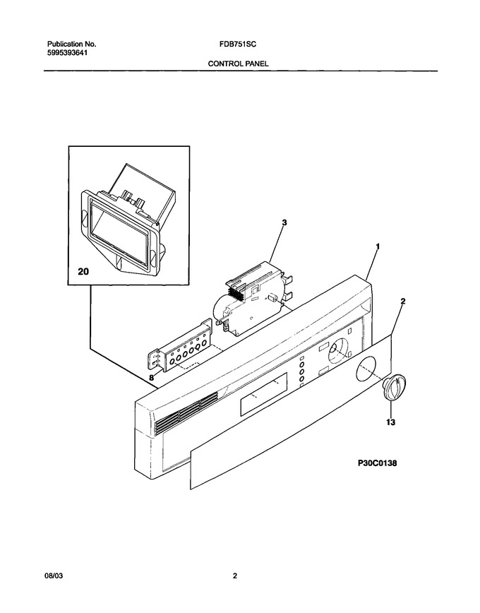 Diagram for FDB751SCC0