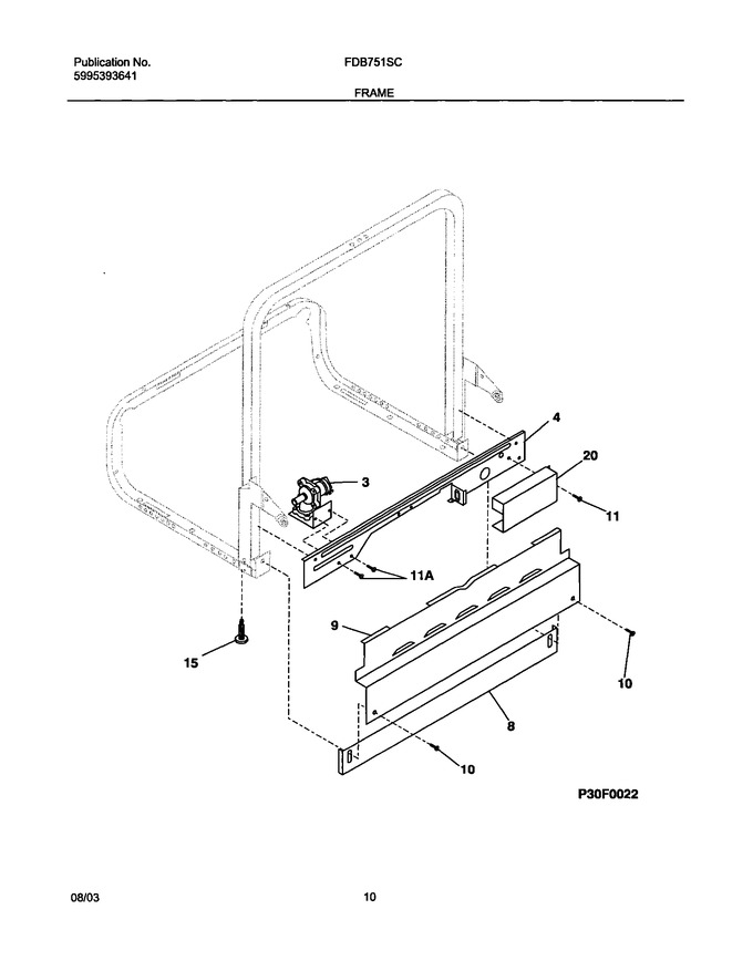 Diagram for FDB751SCC0
