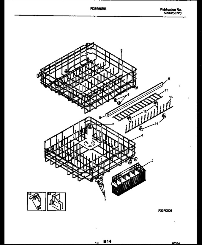 Diagram for FDB765RBT0
