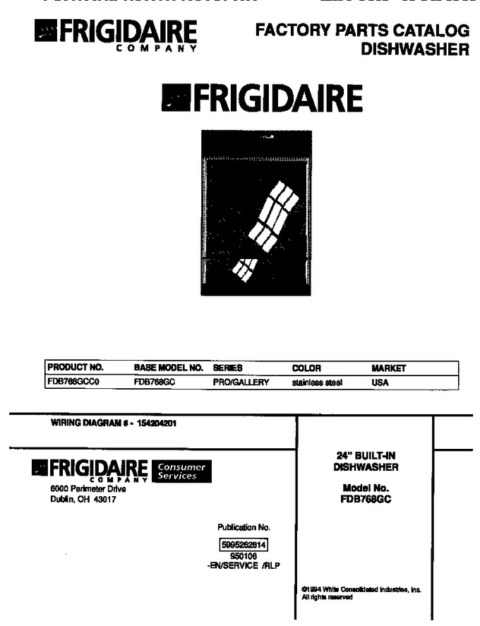 Diagram for FDB768GCC0