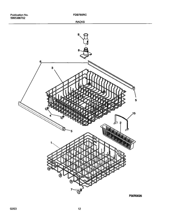 Diagram for FDB780RCS0